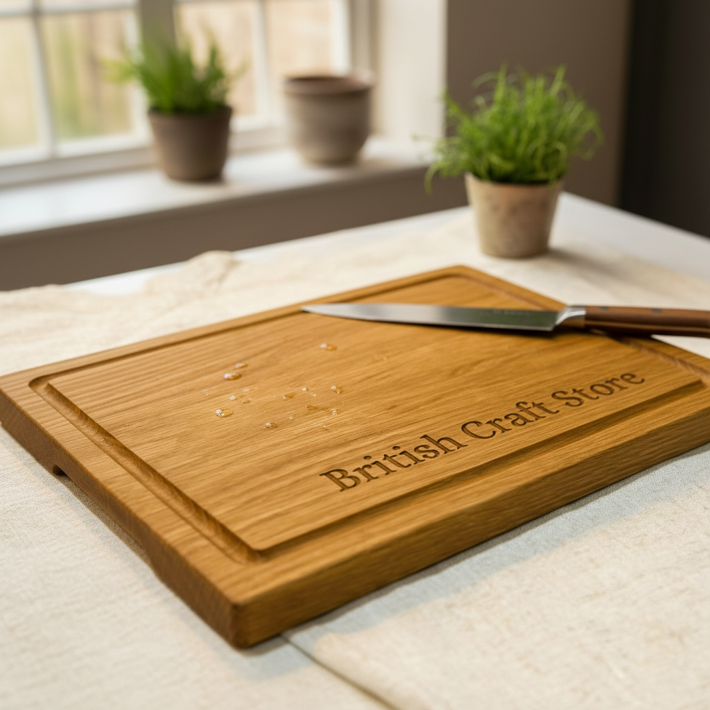 Medium Oak Chopping Board | British Craft | The Classic