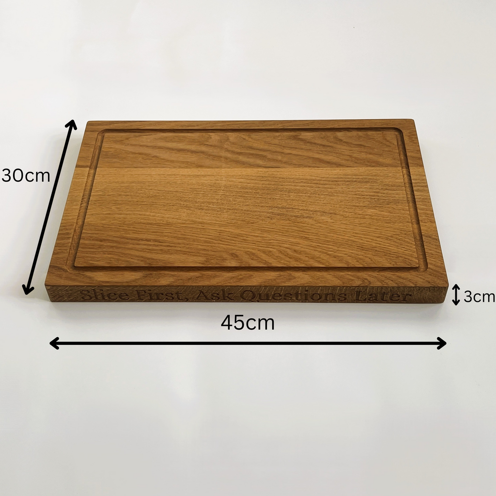 Extra Thick Oak Chopping Board | Premium British Oak | The Masterpiece